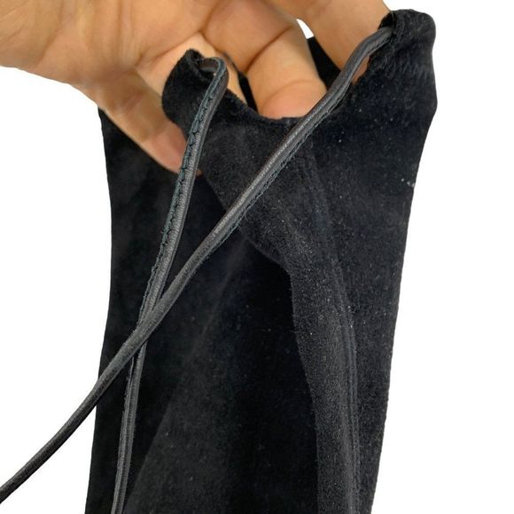 Stuart Weitzman Womens Lowland Over The Knee Boot Black Suede Stretch 9.5W 2586 - Picture 8 of 16